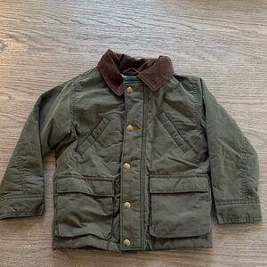 GAP Kids toddler Waxed Utility Jacket with Brown Collar